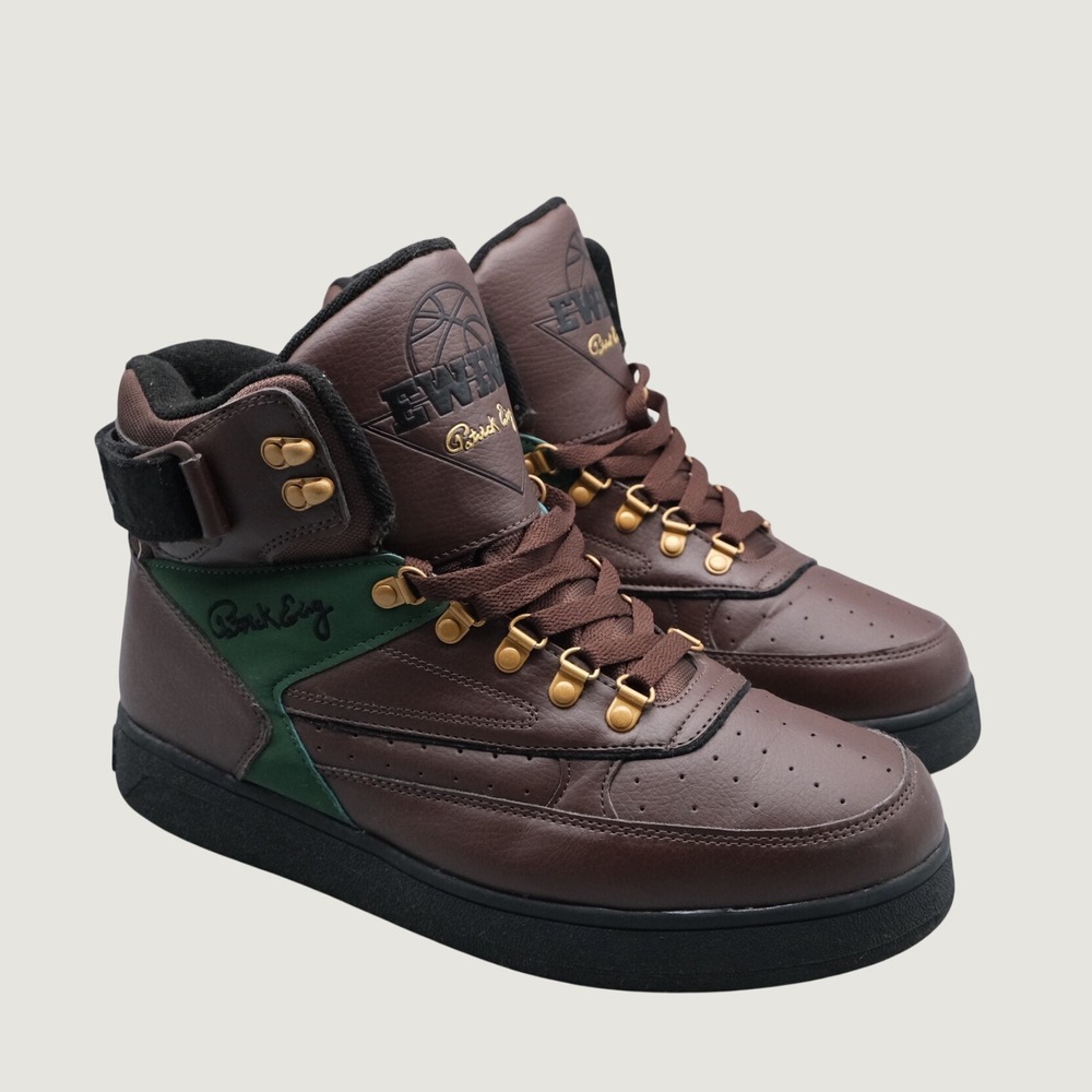 Ewing Orion Sneakers Mens Brown Green Basketball Streetwear 12 1BM00566-249
